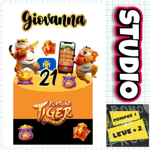 Arquivo de Corte Topo de Bolo Fortune Tiger Tigrinho