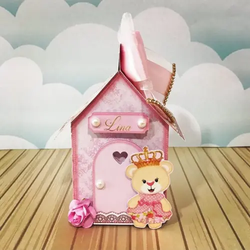Arquivo De Corte Ursinha Princesa *studio/pdf