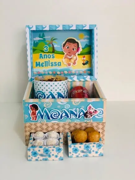 Arquivo Festa na Caixa Moana Baby com 2 gavetas Studio/PDF