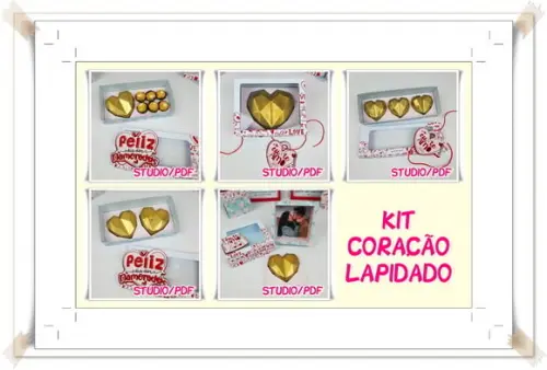 Arquivo Kit Caixa coração lapidado - Dia dos namorados