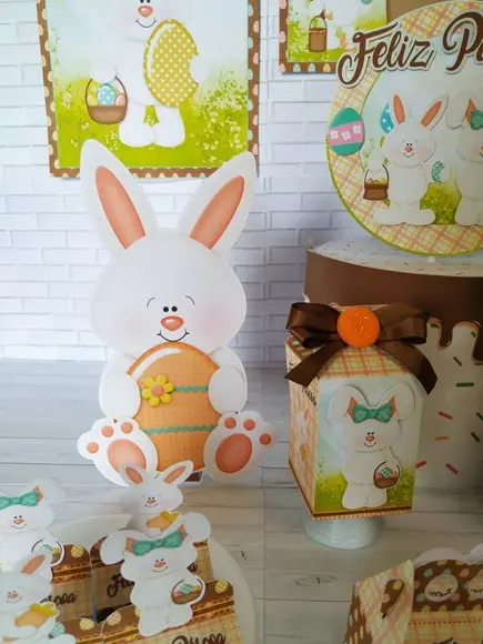 Arquivo kit só um bolinho coelho Páscoa **Studio/PDF/PNG