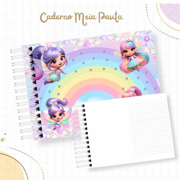 Caderno Meia Pauta de 40 Fls Personalizado