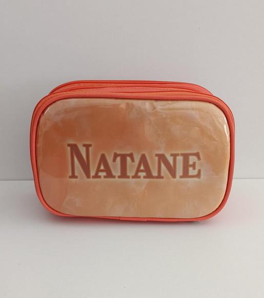 Estojo Big 100 Pens Laranja Personalizado - Estojo Triplo