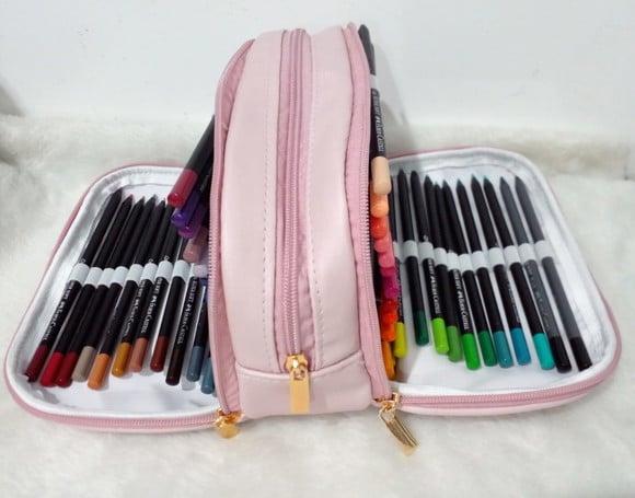 Estojo Big 100 Pens Personalizado - Estojo Triplo