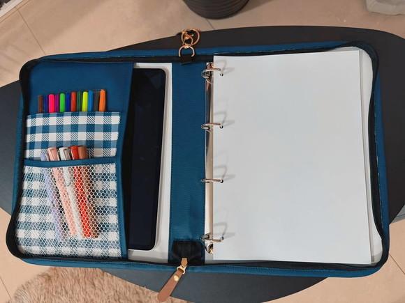 Kit Mochila Escolar + Fichário