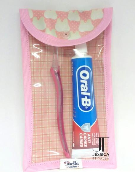 Porta Escova e Pasta de Dente