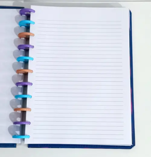 Caderno Universitario 8 Matérias de Disco Personalizado
