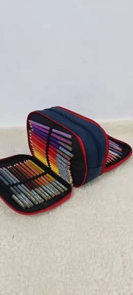 Estojo Big 100 Pens Personalizado + Brinde - Estojo Triplo