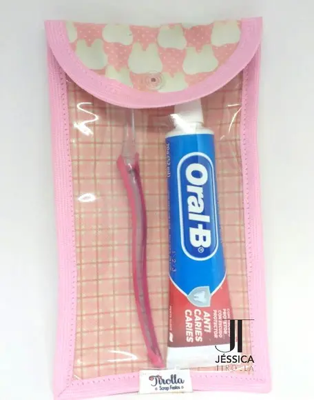 Porta Escova e Pasta de Dente