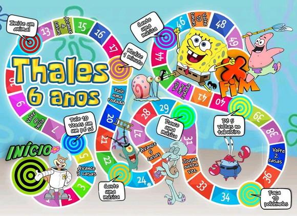 Bob Esponja Tabuleiro