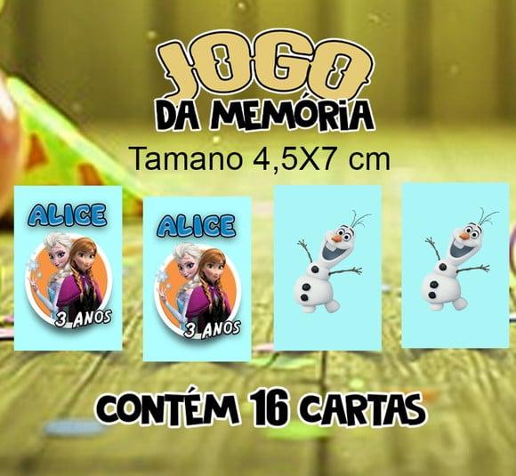 Jogo da Memória Frozen