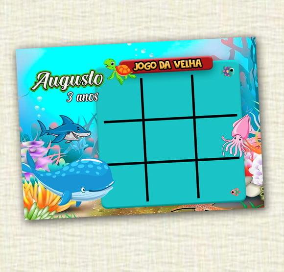 Jogo da Velha Fundo do Mar