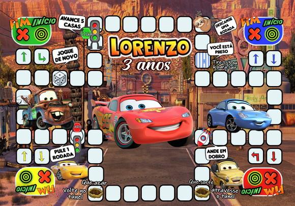 Jogo Ludo Carros