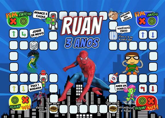 Jogo Ludo Homem Aranha
