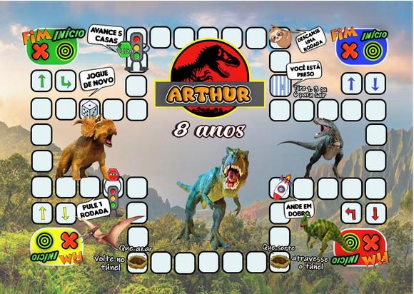 Jogo Ludo Jurassic Park