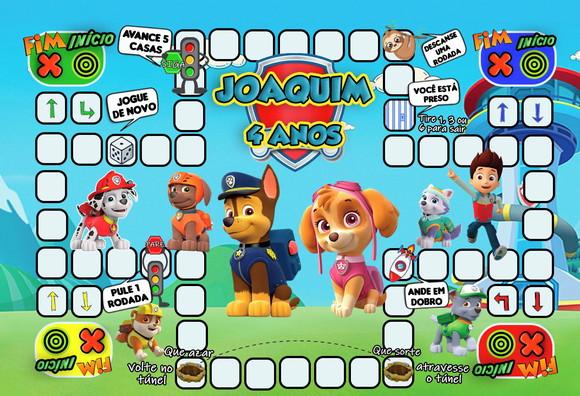 Jogo Ludo Patrulha Canina