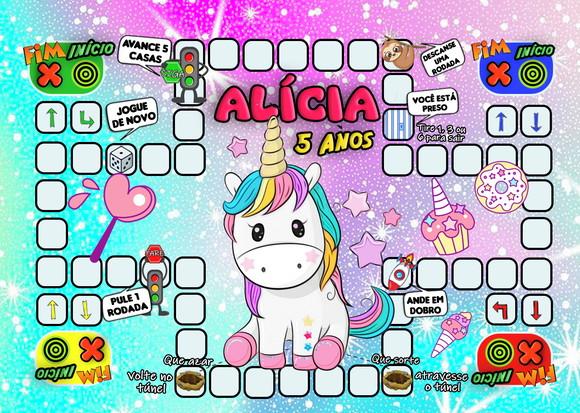Jogo Ludo Unicórnio