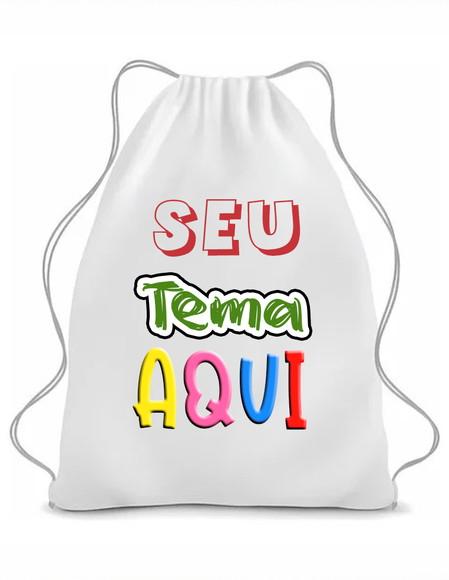 Mochilinha Saco Jesus É Meu Herói