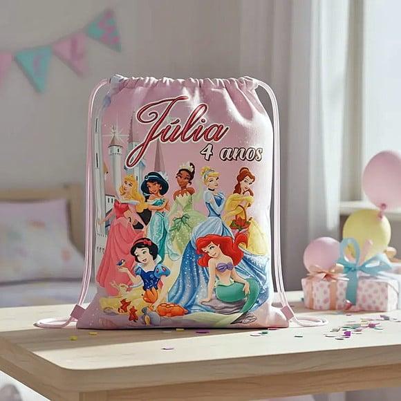 Mochilinha Saco Princesas