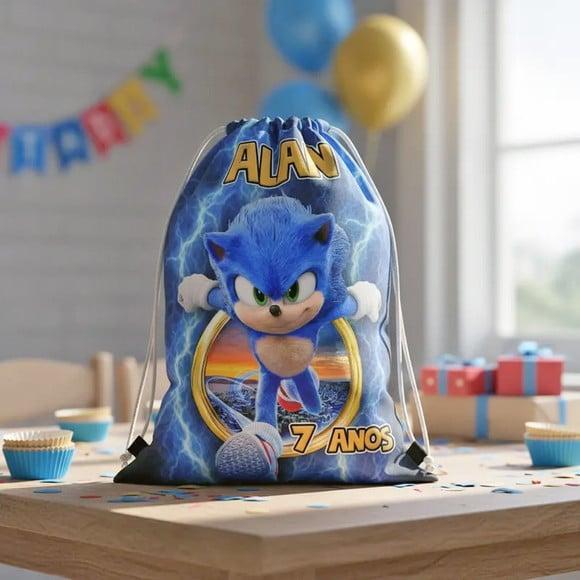 Mochilinha Saco Sonic
