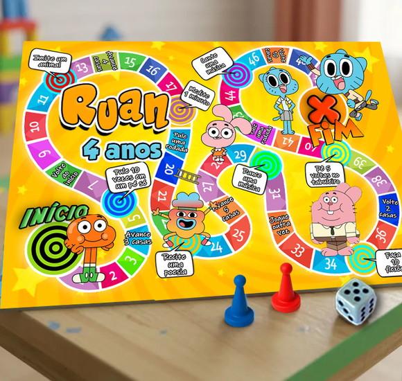 o Incrível Mundo de Gumball Tabuleiro