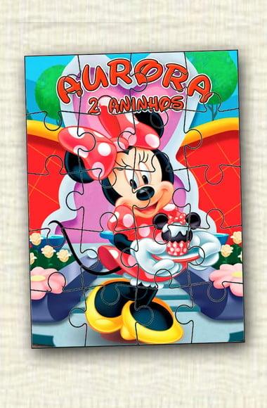 Quebra Cabeça 40 Peças Minnie