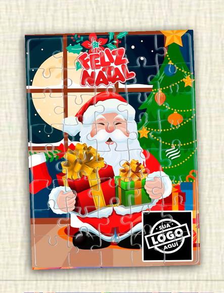 Quebra Cabeça de Natal Personalizado
