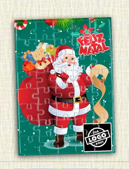 Quebra Cabeça de Natal Personalizado