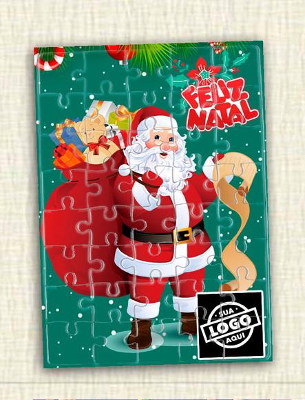 Quebra Cabeça de Natal Personalizado