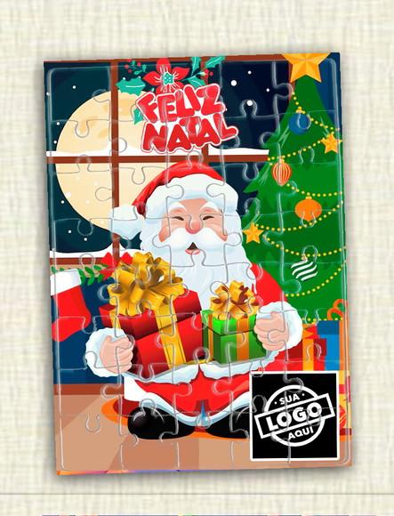 Quebra Cabeça de Natal Personalizado
