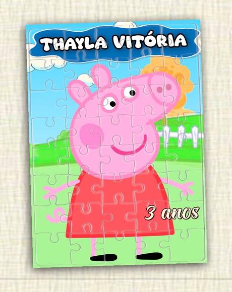 Quebra Cabeça Família Pig