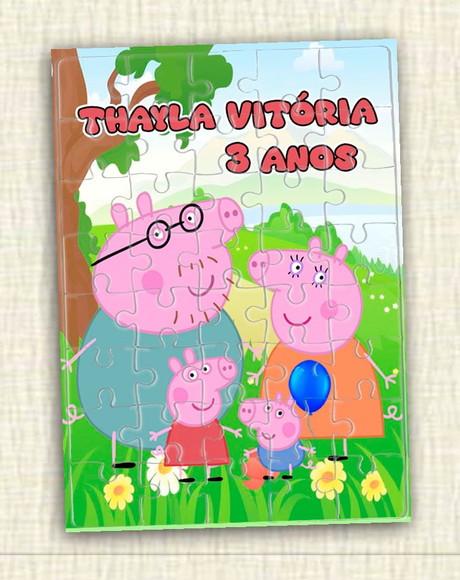 Quebra Cabeça Família Pig