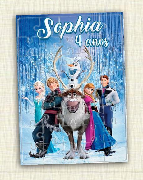 Quebra Cabeça Frozen * 40 Peças