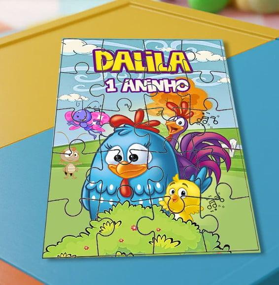 Quebra Cabeça Galinha Pintadinha * 20 Peças