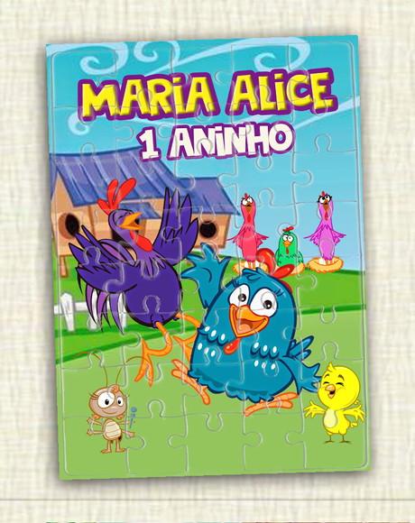 Quebra Cabeça Galinha Pintadinha * 40 Peças