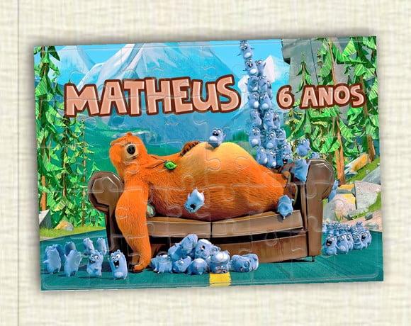 Quebra Cabeça Grizzy e os Lemmings * 40 Peças