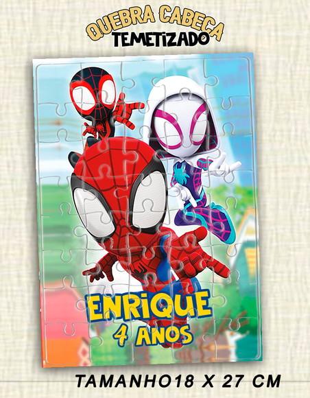 Quebra Cabeça Homem-aranha e Seus Amigos