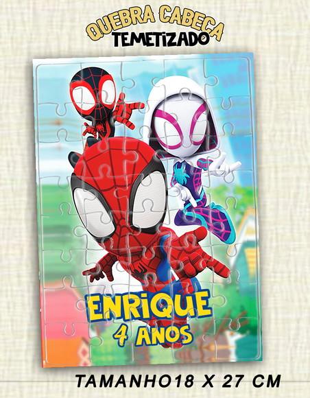 Quebra Cabeça Homem-aranha e Seus Amigos