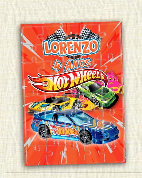 Quebra Cabeça Hot Wheels
