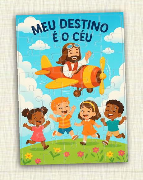 Quebra Cabeça Meu Destino É o Céu