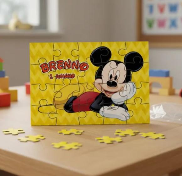 Quebra Cabeça Mickey * 20 Peças