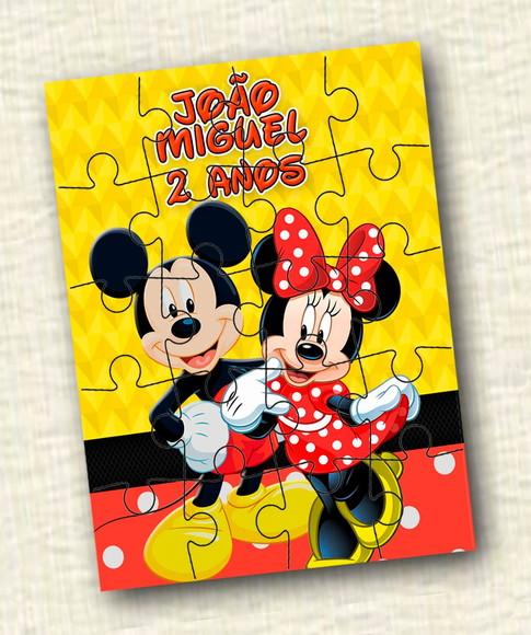 Quebra Cabeça Mickey * 20 Peças