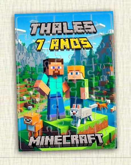 Quebra Cabeça Minecraft * 40 Peças
