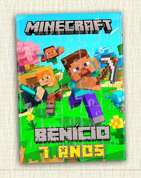 Quebra Cabeça Minecraft * 40 Peças