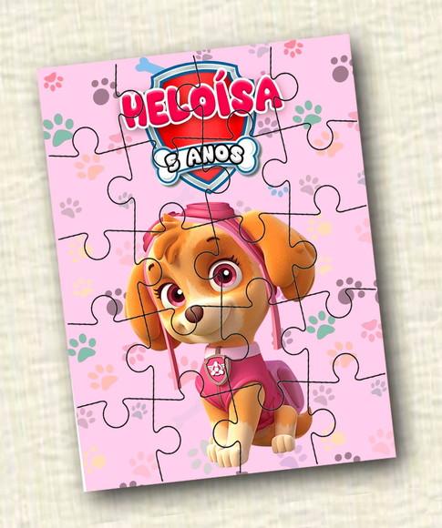 Quebra Cabeça Patrulha Canina - 20 Peças