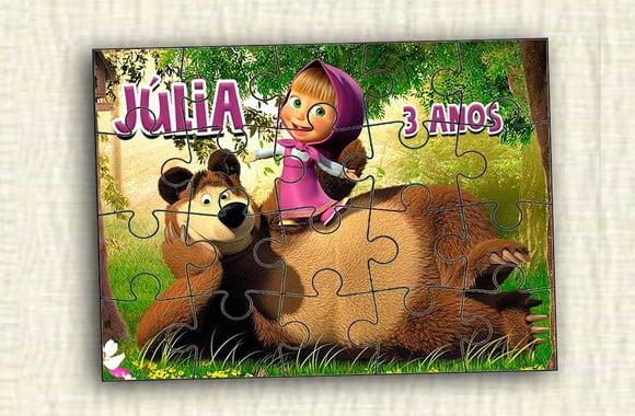 Quebra Cabeça Urso * 20 Peças