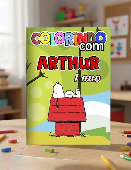Revistinha para Colorir Snoopy