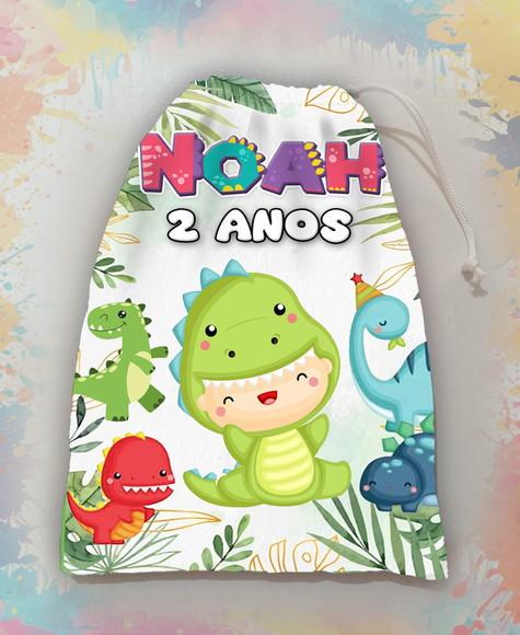 Sacolinha / Saquinho Dinossauro para Guloseimas