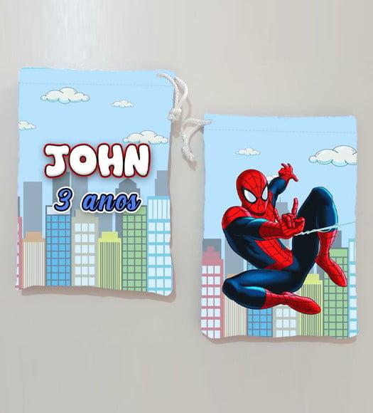 Sacolinha / Saquinho Surpresa Homem Aranha para Guloseimas