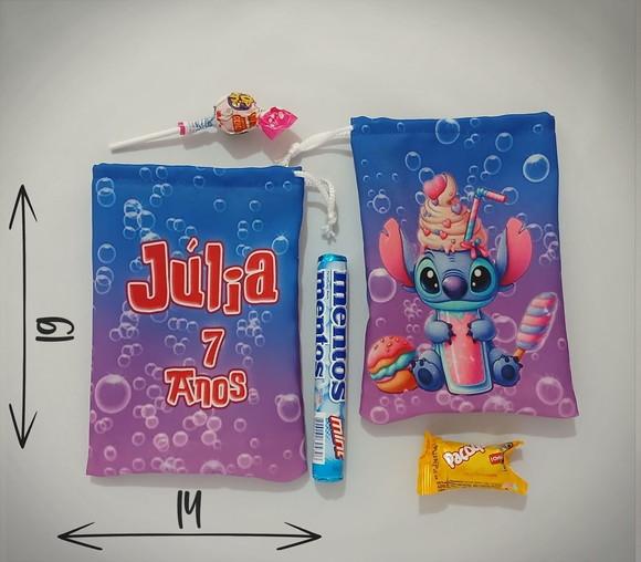 Sacolinha / Saquinho Surpresa Lilo e Stitch para Guloseimas